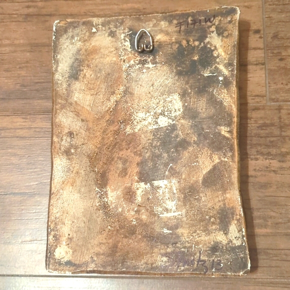 Kurtz Design Stone Decor Home Garden Wall Plaque Signed - Picture 2 of 8